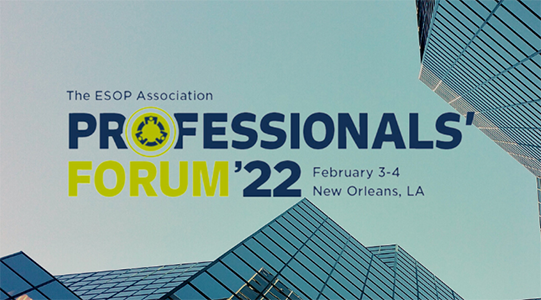The 2022 Professional's Forum by the ESOP Association